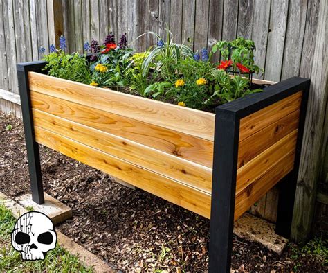 How to Make a DIY Raised Planter Box | Raised planter boxes, Raised ...