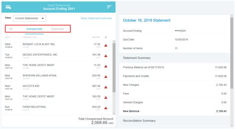 View Credit Card Transactions by Statement – Chrome River Help Center