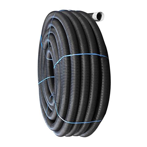 Perforated Land Drain Pipe - 100mm x 100m Coil | Land-Drainage ...