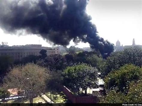 Major Fire Breaks Out at Parliament Premises