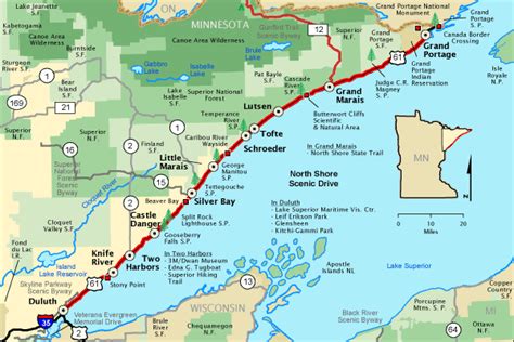 a map of minnesota with roads and towns