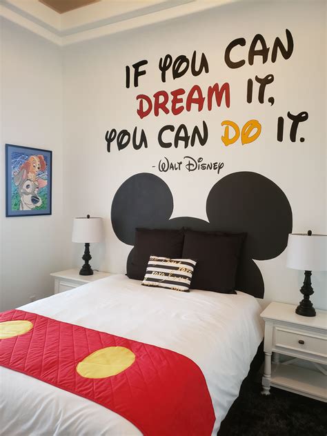 Mickey Mouse bedroom | Mickey mouse bedroom, Mickey mouse bedroom decor ...