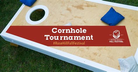 Cornhole Tournament - Rose Hill Fall Festival