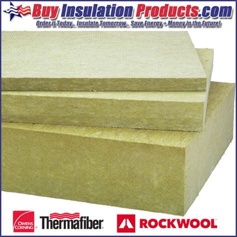 2" Rigid Mineral Wool Fiber Insulation Board - 24 x 48