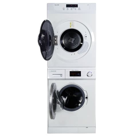 Equator Stackable set of 1.6 cu.ft Compact Super Washer & 3.5 cu.ft Compact Standard Sensor ...