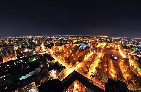 The views of Samara city at nighttime · Russia Travel Blog