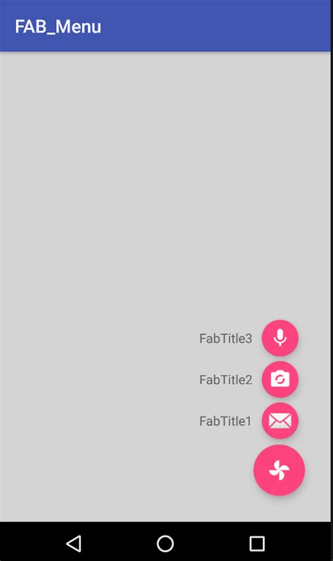 How to Create Expandable Floating Action Button(FAB) Menu - Mobikul