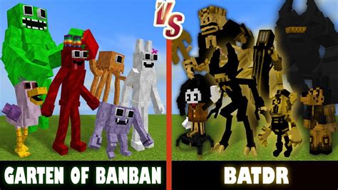 Garten of Banban vs. Bendy and the dark revival | Minecraft (BONK!) - YouTube