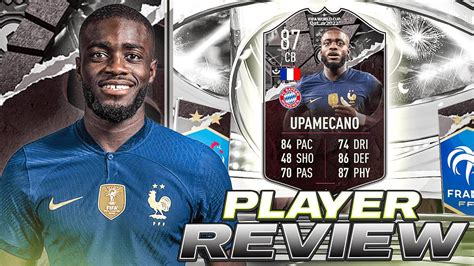 🚨87 WORLD CUP SHOWDOWN SBC UPAMECANO PLAYER REVIEW - FIFA 23 ULTIMATE ...