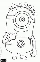 Coloring Eye Minion Minions Clipartmag Craft Sketch Page sketch template
