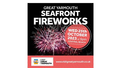 Seafront Fireworks tonight – Wednesday 25th October – Clippesby Hall