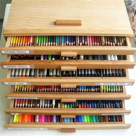 Pin by Ghazaal Sheibani on Artists' Materials | Art supply organization, Art supplies storage ...