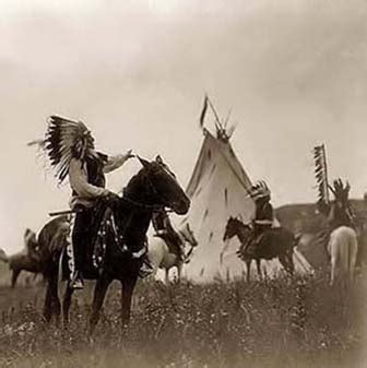 The Cheyenne tribe of Native American Indians