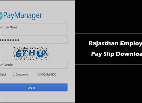 Rajasthan Employee Salary Slip Download for Pay Details