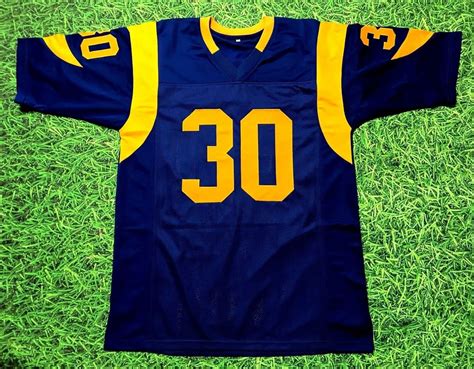 TODD GURLEY II AUTOGRAPHED LOS ANGELES RAMS THROWBACK JERSEY JSA