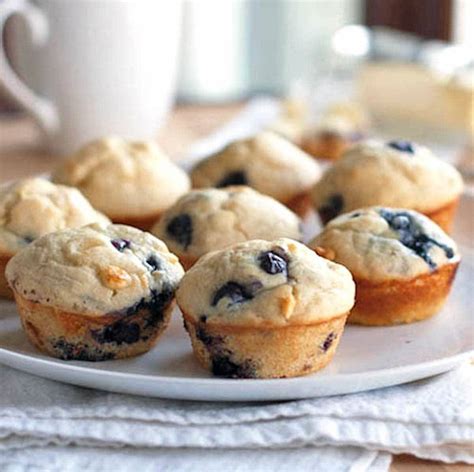 White Chocolate Blueberry Muffins Recipe - Pinch of Yum