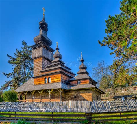 Wooden Church stock image. Image of grass, buildings - 46666441