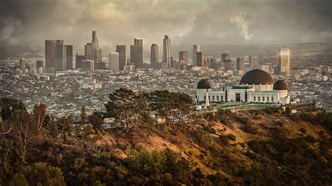 HD wallpaper: griffith observatory, cityscape, los angeles, skyline, united states | Wallpaper Flare