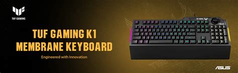 ASUS TUF Gaming K1 keyboard - Review - Early Axes