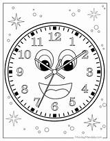 Coloring Clock Face Easy DIY Makeover Idea Using Paint sketch template