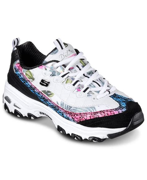 Skechers Women's D'Lites Runway Ready Wide Width Walking Sneakers from ...