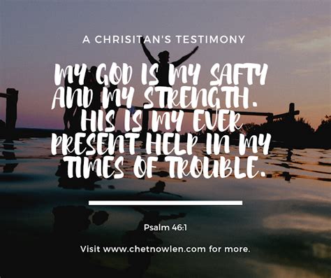 A Christian's Testimony | Scripture images, Scripture printables, Free scripture printables