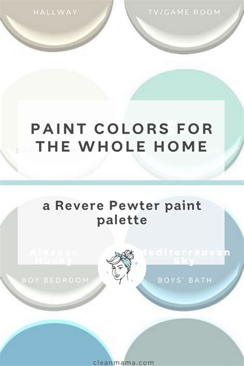 Revere Pewter Paint Palette for Your Whole Home | Clean Mama