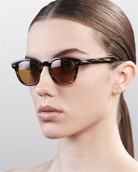 Lyst - Oliver Peoples Sheldrake Sunglasses in Black