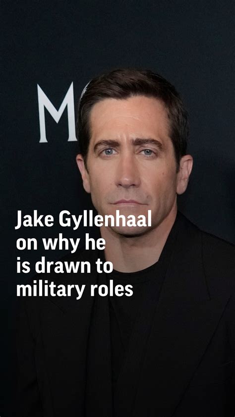 Jake Gyllenhaal explains why he's drawn to military roles at the premiere of "Guy Ritchie's The ...