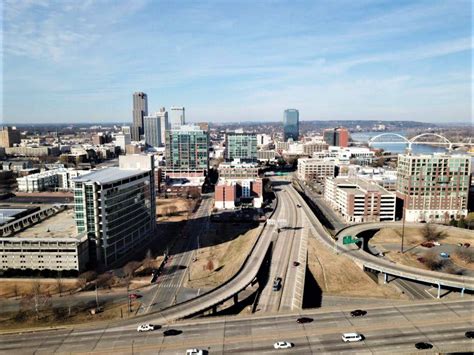 Aerial View of Downtown Little Rock - Drones Over Arkansas