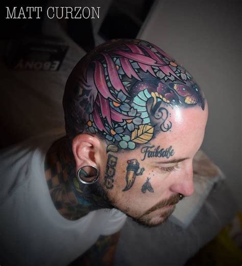 Best Head Tattoos - Tattoo Insider | Head tattoos, Bald head tattoo, Scalp tattoo