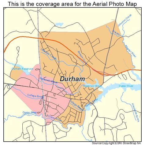 Aerial Photography Map of Durham, NH New Hampshire