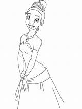 Princess Tiana coloring Pages Free Printable Princess Tiana Coloring  sketch template