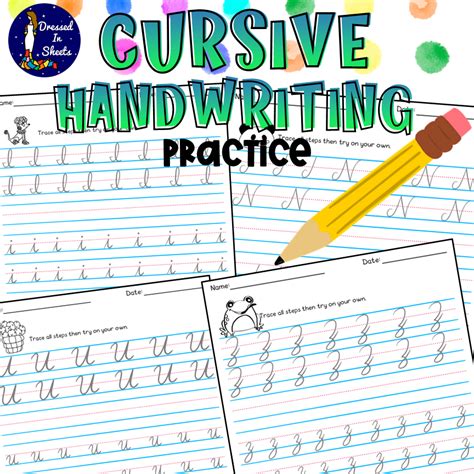 Cursive Handwriting Practice Book PDF | Made By Teachers