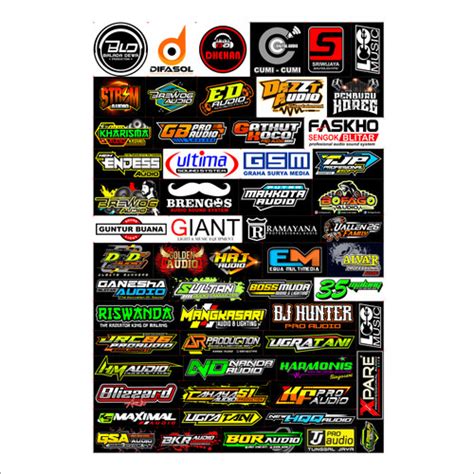 Jual Stiker Sound System / Sound Balap - dapat 55 Sticker - Kab. Blitar ...