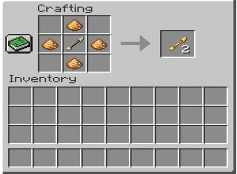 Minecraft How To Make A Arrow