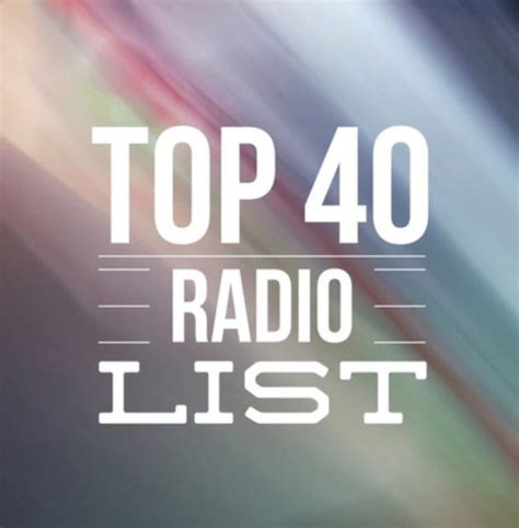 Top 40 Radio List – WendyDay