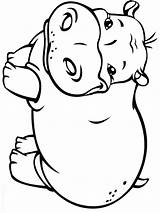 Hippopotamus Coloring Pages At GetColoringscom  Free Printable sketch template