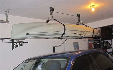 Useful Diy kayak storage hoist | Distance