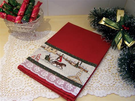 Christmas snow scene tea towel | Olde World Christmas tea to… | Flickr