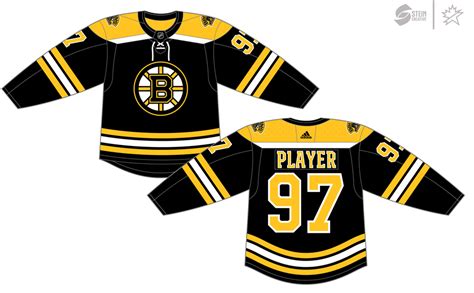 Boston Bruins Dark Uniform - National Hockey League (NHL) - Chris Creamer's Sports Logos Page ...