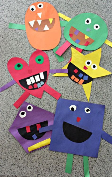 30 Fun Non Scary Monster Halloween Crafts | Preschool arts and crafts ...