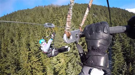 Tandem Whistler Superfly Zipline! - YouTube