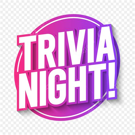 Trivia Night Vector PNG Images, Trivia Night Poster, Trivia, Night, Poster PNG Image For Free ...