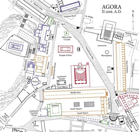 026 – Athenian Agora (plan) – AP Art History Go!