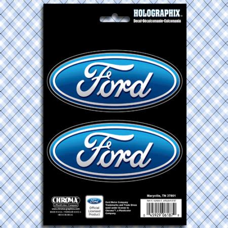 Ford Oval Logo Car Truck Window Decals Stickers