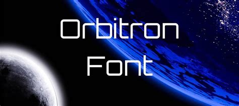 Orbitron Font Free Download