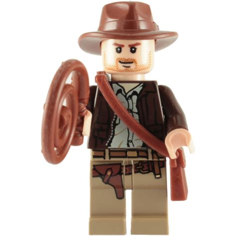 LEGO Minifigure - Indiana Jones - INDIANA JONES with Hat, Whip ...