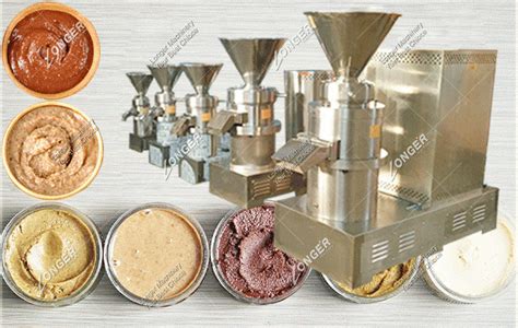 Types of Colloid Mill for Nut Butter