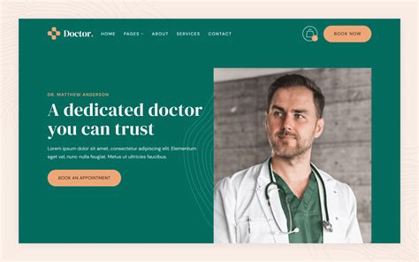 Doctor Website Template